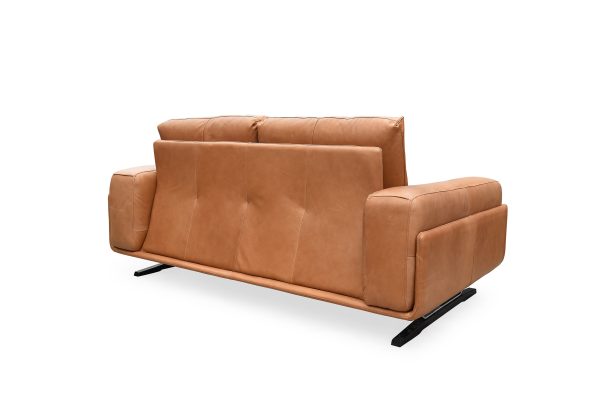 Turin Sofa in Vintage Tan, Back