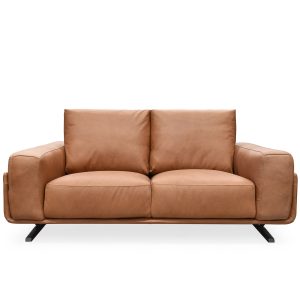 Turin Sofa in Vintage Tan, Featured
