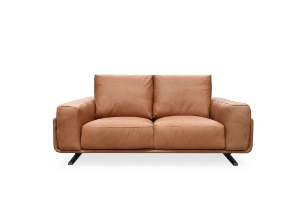 Turin Sofa in Vintage Tan, Featured