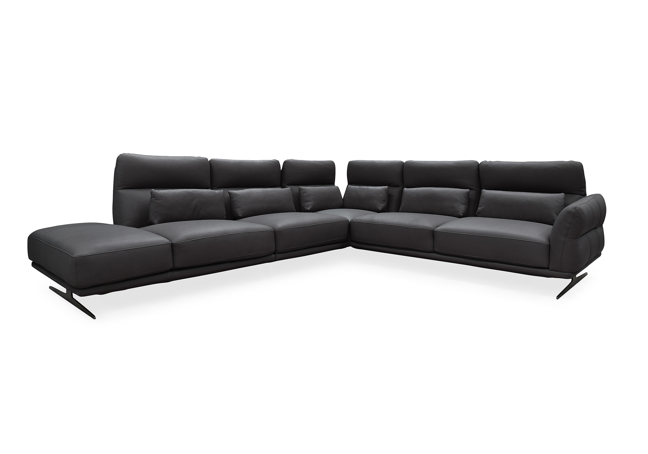 Verona Sectional Vintage Grey Angle SL