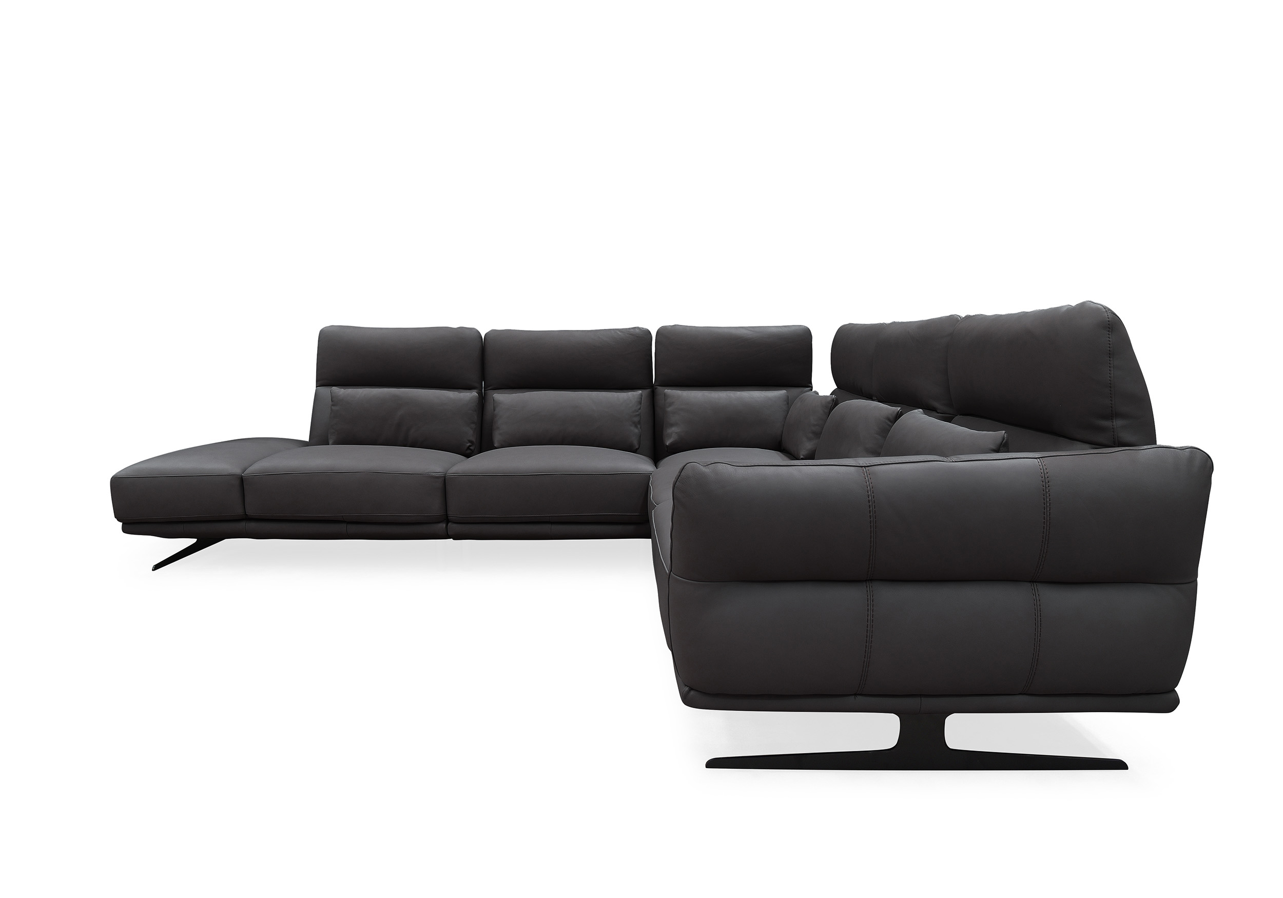 Verona Sectional Vintage Grey Front SL