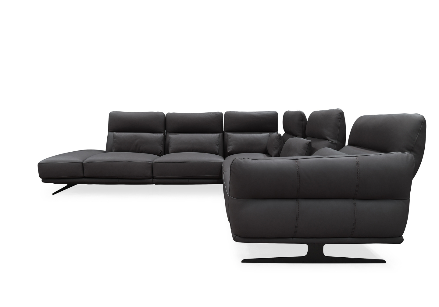 Verona Sectional Vintage Grey Recline SL