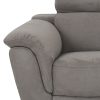 Ralph Apt. Sofa in Maldives Dark Grey Fabric, Close