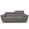 Ralph Apt. Sofa in Maldives Dark Grey Fabric, Front