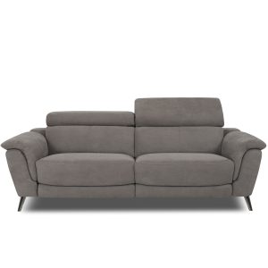 Ralph Apt. Sofa in Maldives Dark Grey Fabric, Front