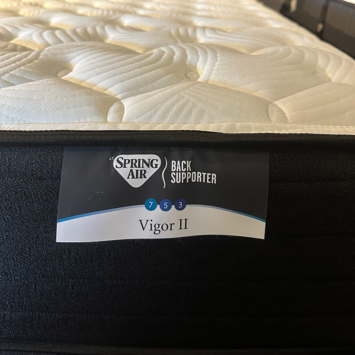 Spring Air Back Supporter Vigor II Mattress ScanDesigns Furniture