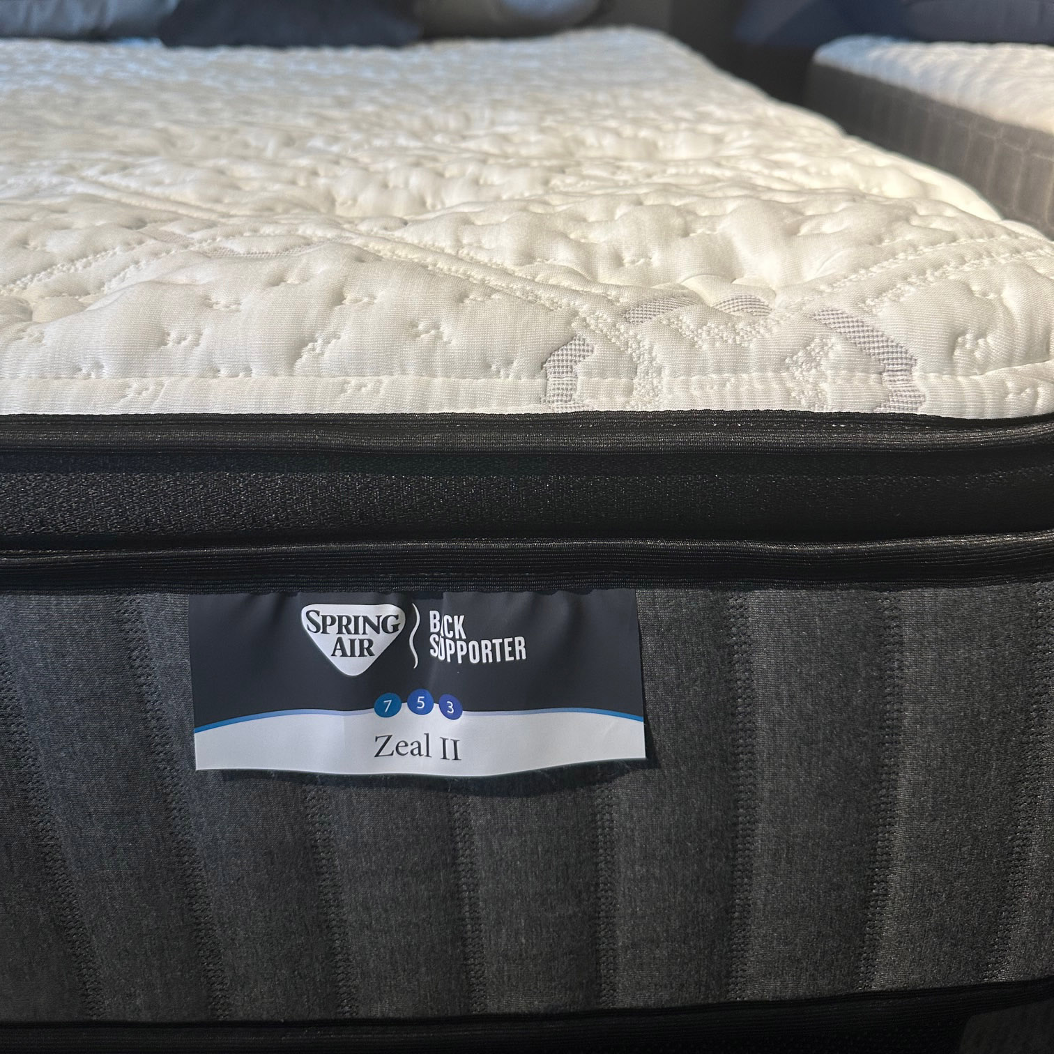 Spring Air Back Supporter Zeal II Mattress ScanDesigns Furniture