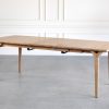 X-Ray Dining Table, Oak, Angle, Extended