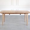 X-Ray Dining Table, Oak, Front