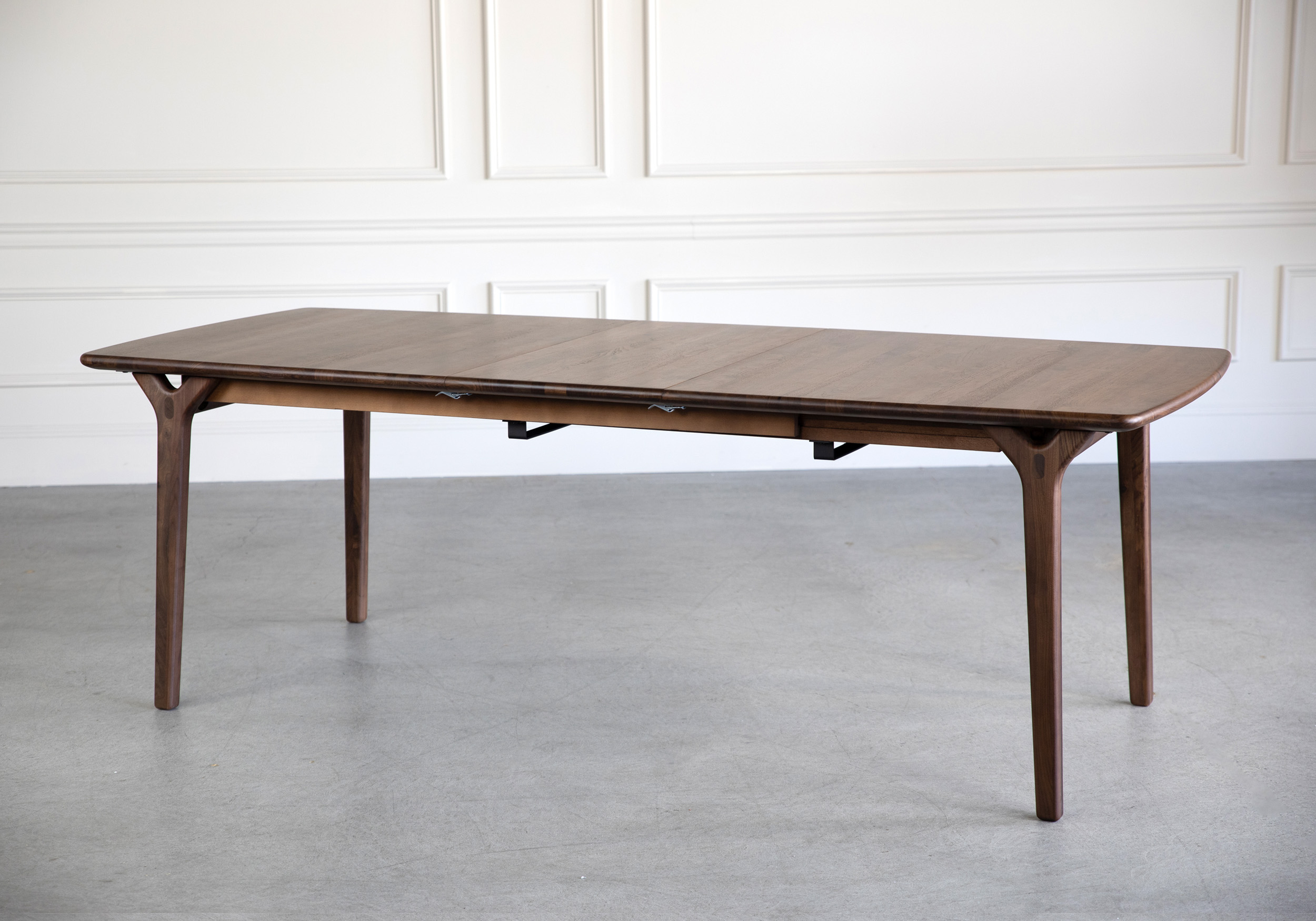X Ray Dining Table Walnut Angle Extended X Ray Dining Table Walnut Angle Extended