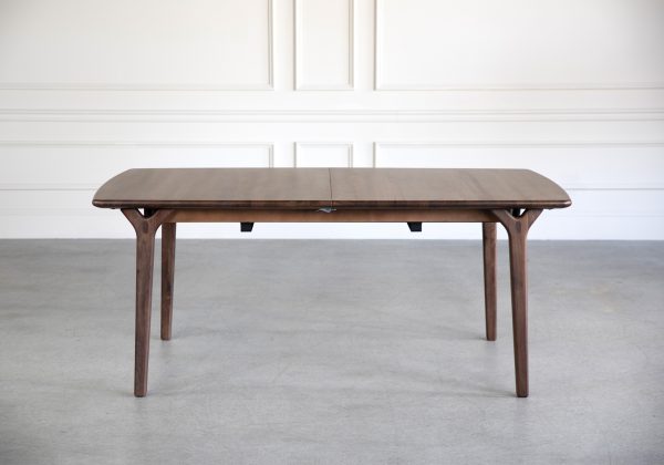 X-Ray Dining Table, Walnut, Front