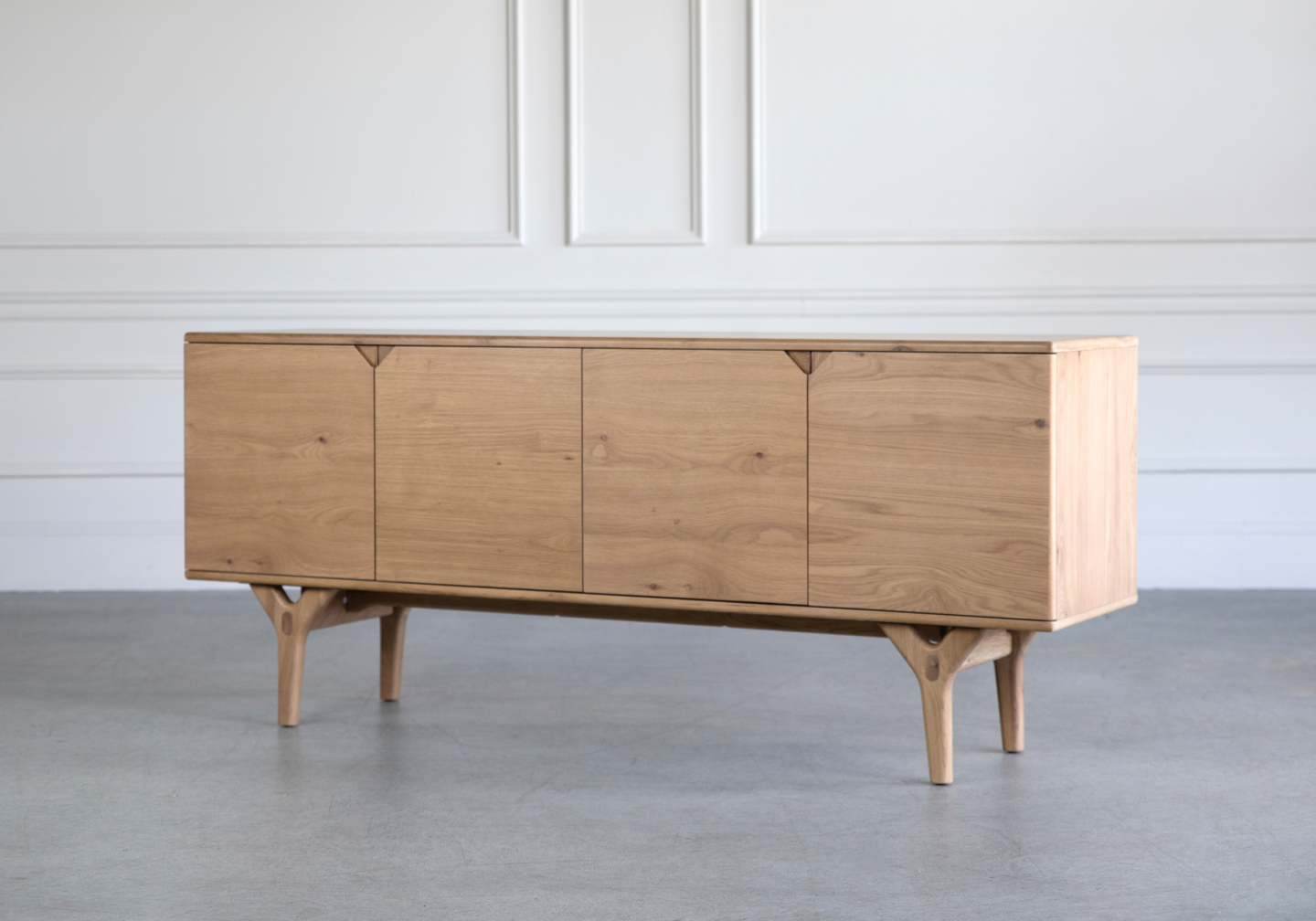 X Ray Sideboard Oak Angle