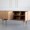 X-Ray Sideboard, Oak, Angle, Open