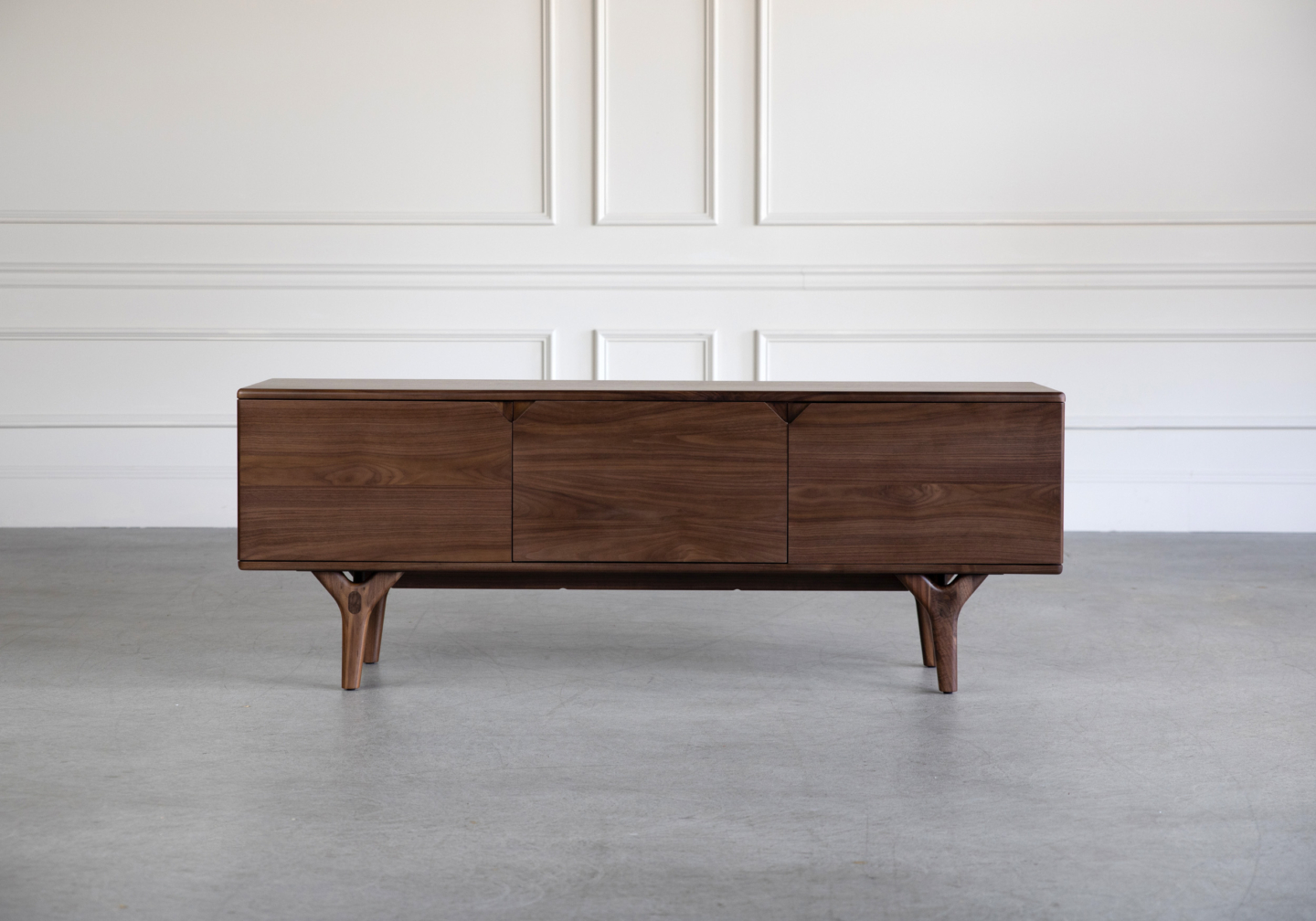 X Ray TV Unit Walnut Front