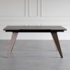 Albert Dining Table Walnut Ceramic Walnut Front