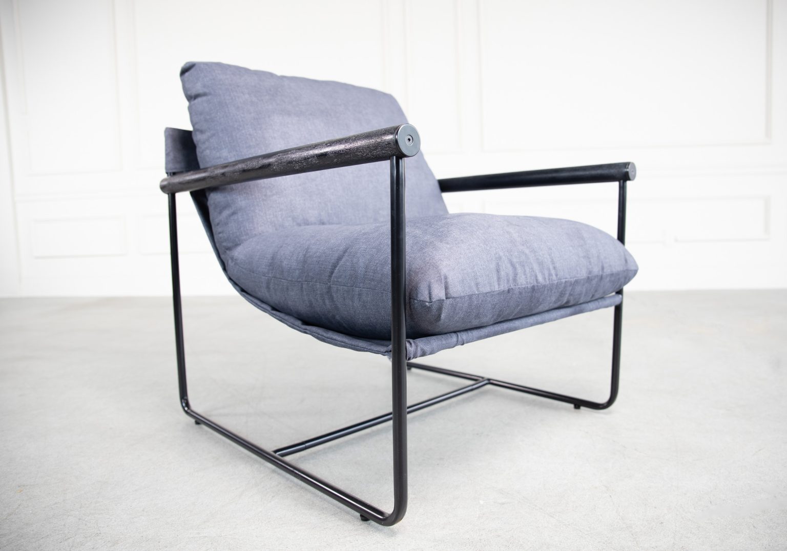 Amelia Chair Vintage Denim Detail