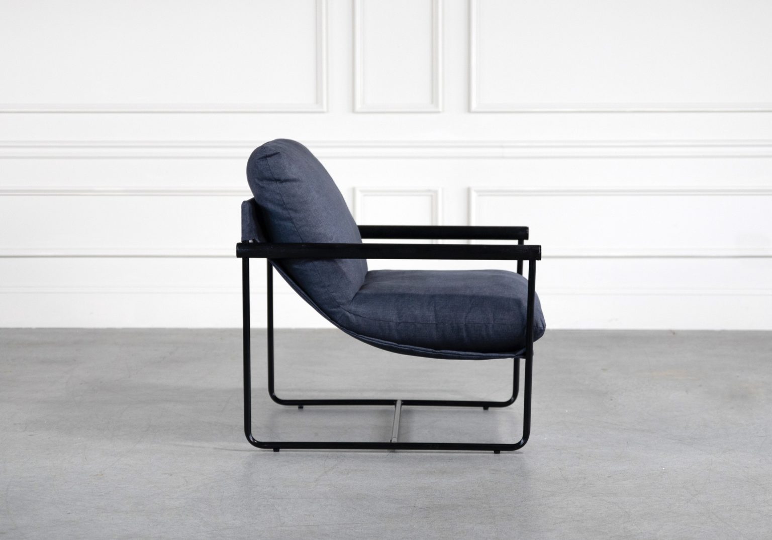 Amelia Chair Vintage Denim Side