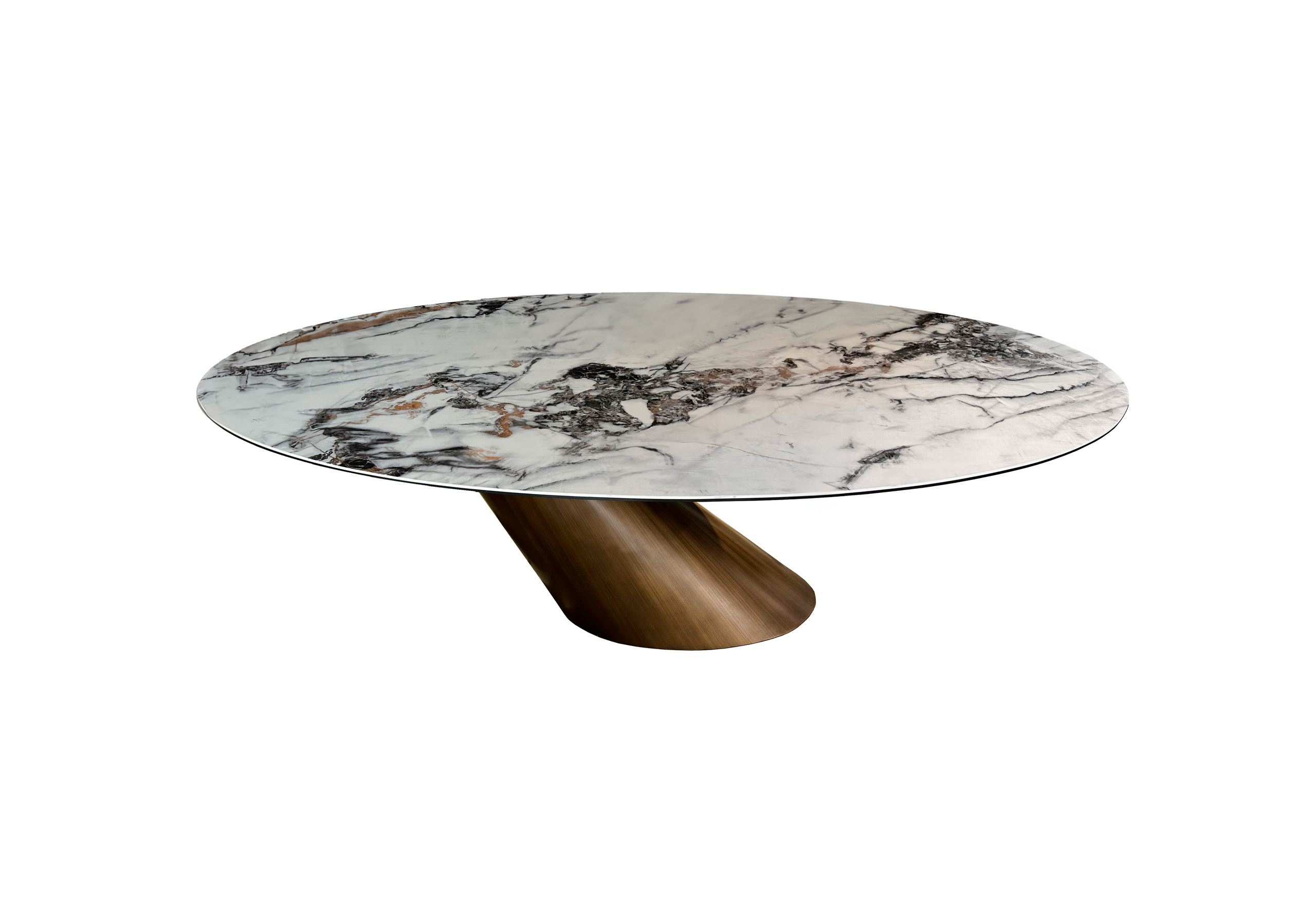 Antonio Dining Table Bronze Angle