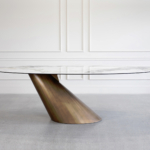 Antonio 94" Oval Ceramic Dining Table