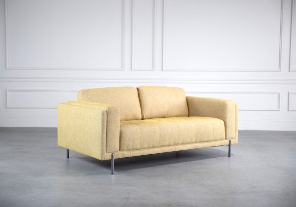 Bedford Loveseat in Honey, Angle