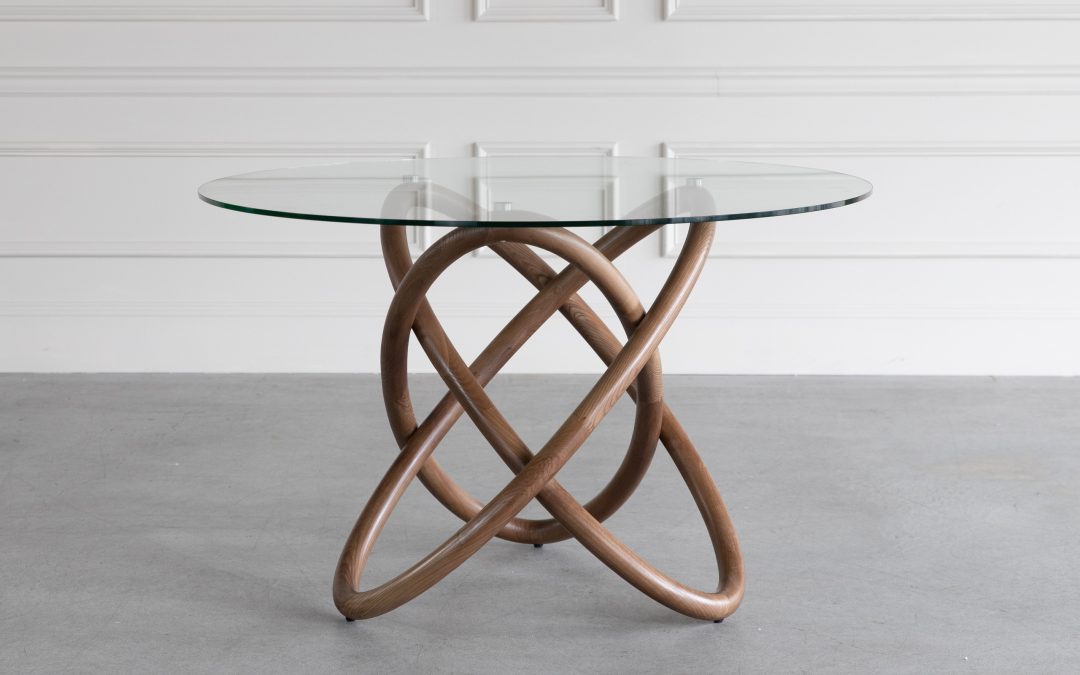 Daniel Round Glass Dining Table
