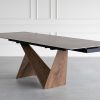 Edward Dining Table, Angle, Extended