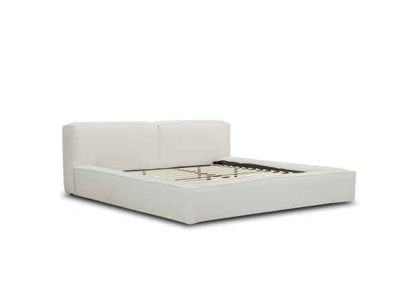 Nora Bed, Ivory, Slats