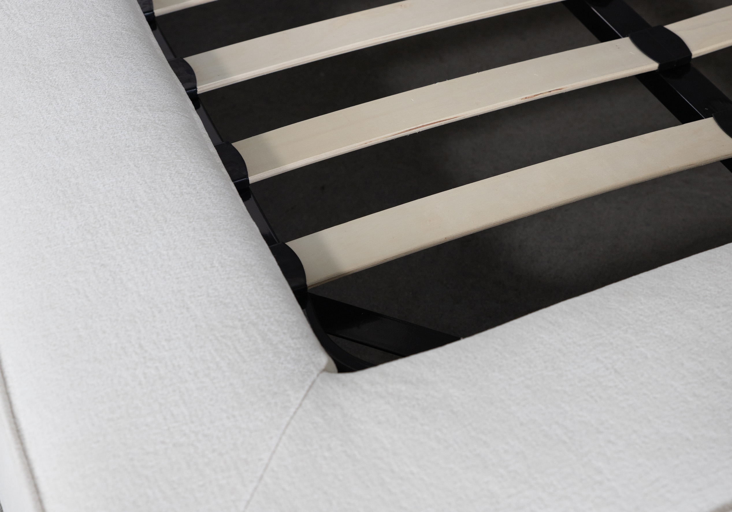 Nora Upholstered Platform King Bed ScanDesigns Furniture