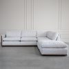 Tracy Sectional in L.Grey, Front, SR, Featured