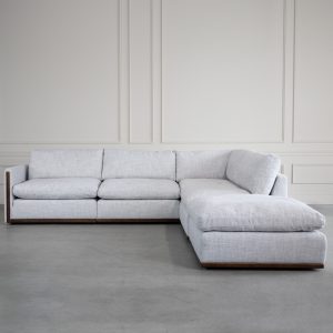 Tracy Sectional in L.Grey, Front, SR, Featured