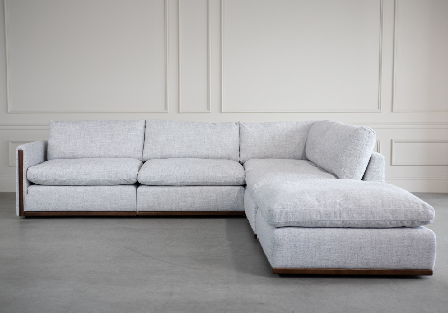 Tracy Sectional L.Grey Front