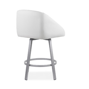 Wembley Swivel Stool Parchment Back