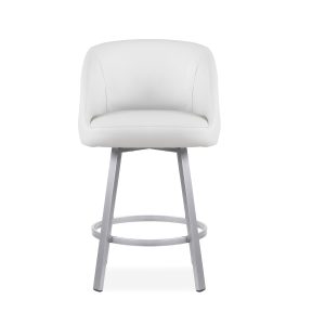 Wembley Swivel Stool Parchment Front