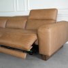 Wendy Butter Leather Reclining Sectional