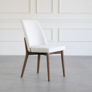 Isabel Chair Beige Fabric Angle Isabel Chair Beige Fabric Angle
