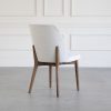 Isabel Chair in Beige Fabric, Back
