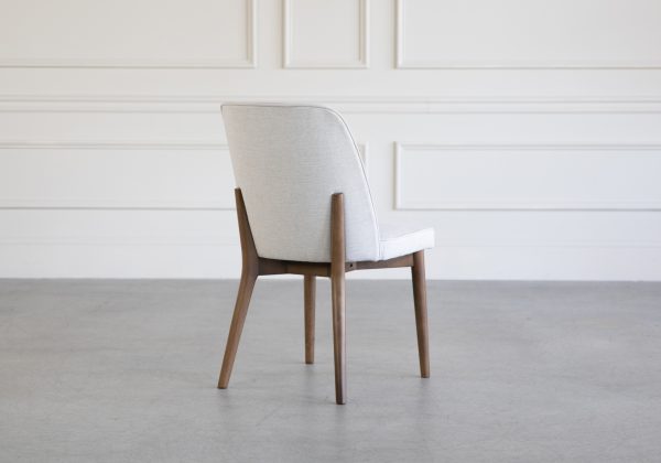 Isabel Chair in Beige Fabric, Back