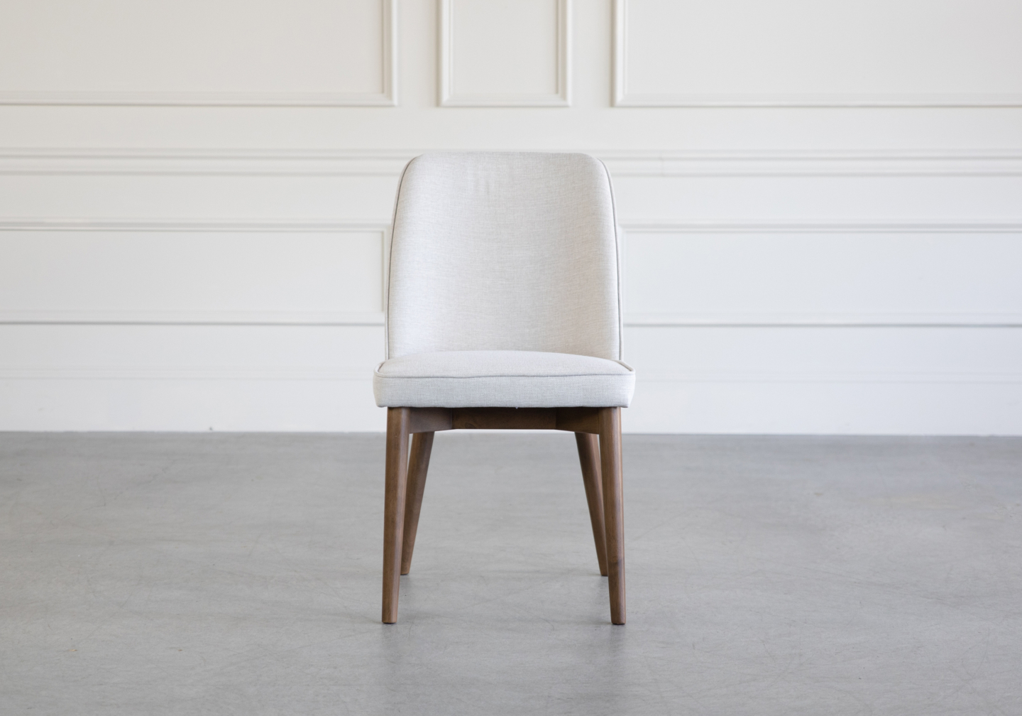 Isabel Chair Beige Fabric Front