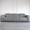 Karl Large Pwr. Sofa in LGrey U71, Front