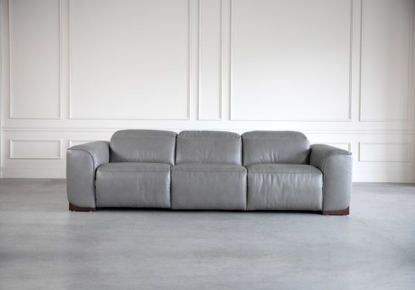 Karl Large Pwr. Sofa in LGrey U71, Front