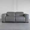 Karl Pwr. Sofa in LGrey U71, Front