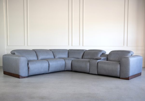 Karl Sectional in Storm, Angle