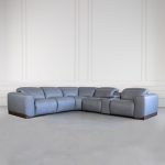 Karl Leather Reclining Sectional Sofa