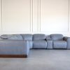 Karl Sectional in Storm, Front