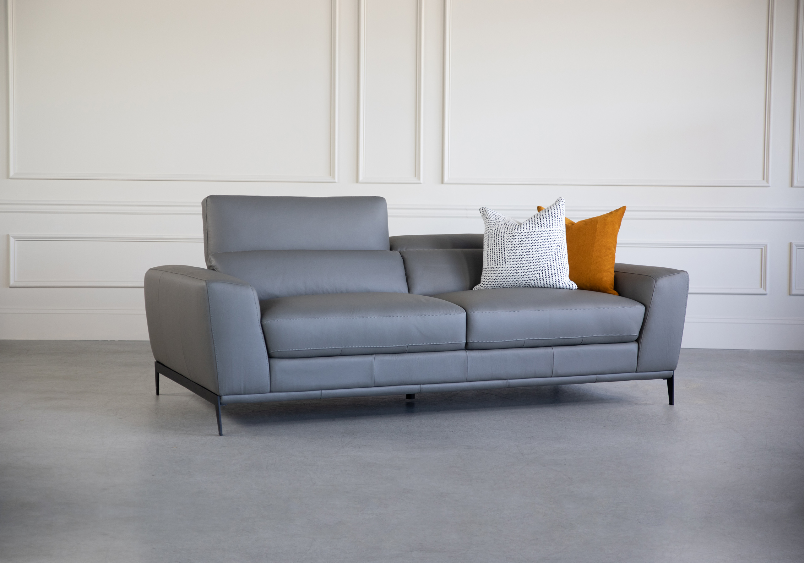 Lucas Leather Sofa ScanDesigns Furniture