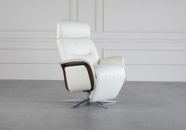Space SPI 5300 Recliner in Snow, Angle
