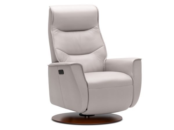 Valetta Relaxer in Trend Cinder and Walnut, Angle