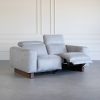 Wendy Loveseat in Grey, Angle, Recline