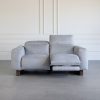 Wendy Loveseat in Grey, Front, Recline