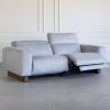 Wendy Sofa in Grey, Angle, Recline
